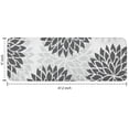 thumbnail image 7 of Gray Floral Pattern Kitchen Rug Mat,Kitchen Runner Rugs Non Skid Washable,Decorative Kitchen Floor Mats for Kitchen,Sink,Laundry,17"x47.2", 7 of 7