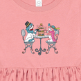 thumbnail image 4 of Inktastic Colorful French Poodles with Tea Girls Baby Dress, 4 of 5