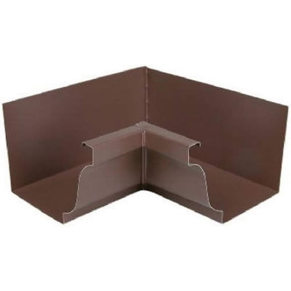 AMERIMAX HOME PRODUCTS 1920119 4-Inch Galvanized Inside Mitre, Brown