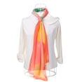 thumbnail image 7 of INSPIRE CHIC Women's Chiffon Shawl Long Geometric Beach Scarves Red Green, 7 of 7