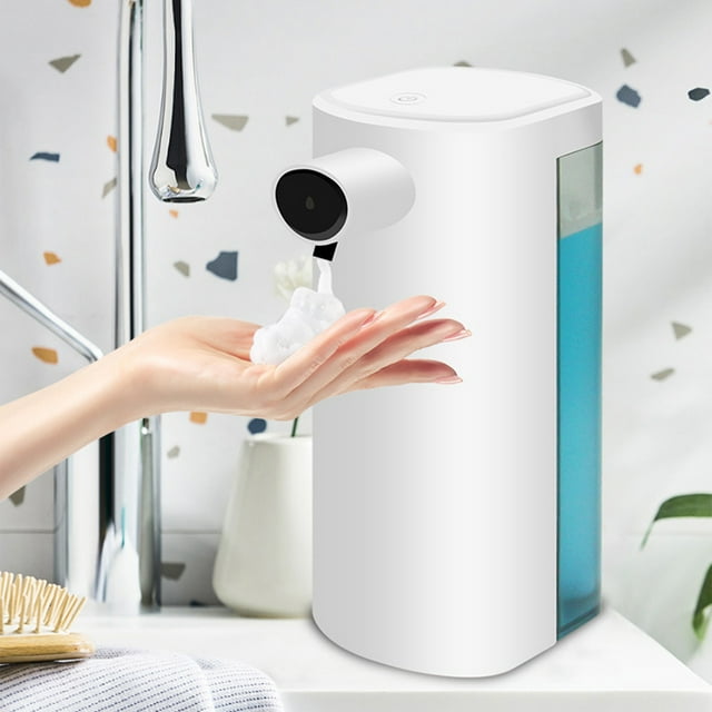 PEONAVET Soap Dispenser Automatic Soap Dispenser, Touchless 2 Battery Operated Soap Dispenser, Smart Auto Hands Dispenser For Bathroom/Kitchen