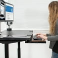 thumbnail image 5 of VIVO Extra Sturdy Clamp-on Computer Keyboard and Mouse Under Desk Slider Tray, 5 of 8