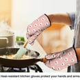 thumbnail image 4 of Cute Oven Mitts,Pink Halloween Ghosts Oven Mitt 2-Pack Set,Kitchen Gloves for Oven,Heat Resistant Oven Mitts 7.7"x12", 4 of 7