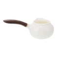 thumbnail image 1 of Tetera de cerámica con asa lateral, elegante y práctica para el hogar., 1 of 6