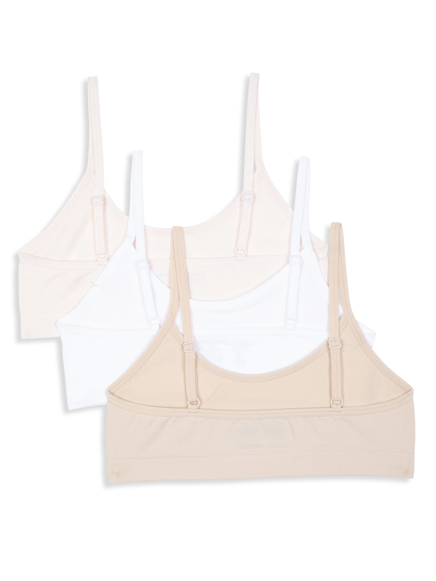 Maidenform Sweet Nothings Girls Pull-Over Scoop Neck Seamless Bra, 3-Pack, Sizes (S-XXL)