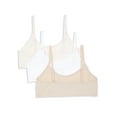 thumbnail image 3 of Maidenform Sweet Nothings Girls Pull-Over Scoop Neck Seamless Bra, 3-Pack, Sizes (S-XXL), 3 of 4