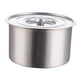 thumbnail image 3 of Organizador de tapa de tazón grande de acero inoxidable para mezclar y almacenar aceite para cocina, 3 of 9