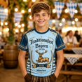 thumbnail image 2 of Boys Festival Graphic Tee for Kids Themed Print Top Young Casual Short Sleeve Shirt Everyday Wear Kids T-Shirts Summer Clothes, 2 of 5