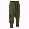 thumbnail image 4 of Men'S Trousers Pants Outdoor Jogger Corduroy Multiple Pockets Comfortable Utility Mens Plus Size&nbsp;Jeans,Green,2XL, 4 of 9