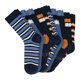 thumbnail image 1 of SCHIESSER Calcetines para niño, paquete de 10 - «Legwear Teens», estampados, mezcla de algodón Azul 35-38, 1 of 3