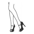 thumbnail image 2 of Prime, Marcus 19x24 White Modern Wood Framed Museum Art Print Titled - Glamorous Heels 1, 2 of 4