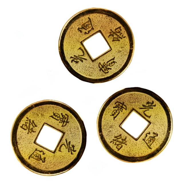 Monedas I Ching Descubre Tu Suerte Y Fortuna 3 Piezas