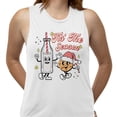 thumbnail image 2 of Holiday Tis the Season Women's Muscle Tank X-Small White, 2 of 5