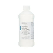 McKesson Isopropyl Rubbing Alcohol - First Aid Antiseptic, 16 oz, 1 count, 12 Packs, 12 Total