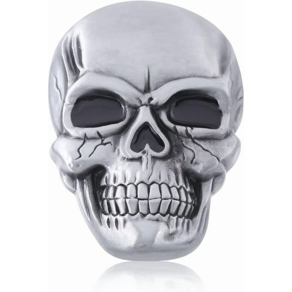 1 pc Skull Belt Buckle Alloy Skull Head Buckle Adjuster Belt Buckles Cowboy Skeleton Head Buckle for Belt Decoration