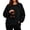 Black-A003, variant on Kangaroo Pouch Hoodie Comfy Kangaroo Pouch Sweatshirts Large Pocket Pullover Shirt Front Carry Pouch Cat Dogpouch Pullover with Large Pocket