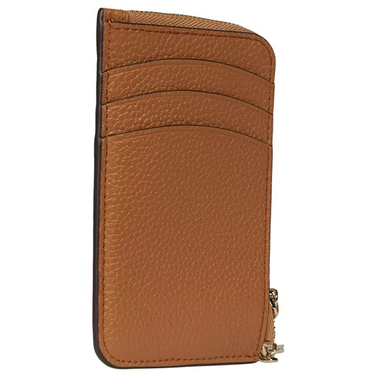 Kate Spade New York Knott Pebbled Leather Zip Card Holder