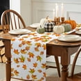 thumbnail image 3 of Thanksgiving Autumn Table Runner, Autumn Thanksgiving Kitchen Dining Table Decoration for Home Party Decor 14x72 Inches, 3 of 9