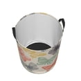 thumbnail image 3 of Balery Butterfly Round Laundry Basket with Handles Waterproof Freestanding Laundry Hamper for Clothes Toys in the Dorm and Family-Medium, 3 of 8