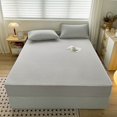 thumbnail image 1 of Protège-matelas Imperméable de Qualité Supérieure en Coton Matelassé, Protège-Lit Tricoté de Qualité A, Convient jusqu'à 30 cm de Profondeur XQ, 1 of 6