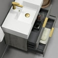 thumbnail image 6 of Nameeks Derin44 Derin 32" Wall Mounted Single Basin Vanity Set - Grey Mist, 6 of 7