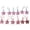 A002- Style B, variant on Patriotic Decorations Red White and Blue Star Hanging Decor 12 Pack Fourth of July Outdoor Indoor Home Wall Door Mantel Party Decorations