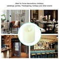thumbnail image 4 of Electronic Tea Lights, Rechargeable Lightweight Flameless Simulation Electronic Candle Lights Paraffin Shell  for Wedding Decoration, 4 of 8