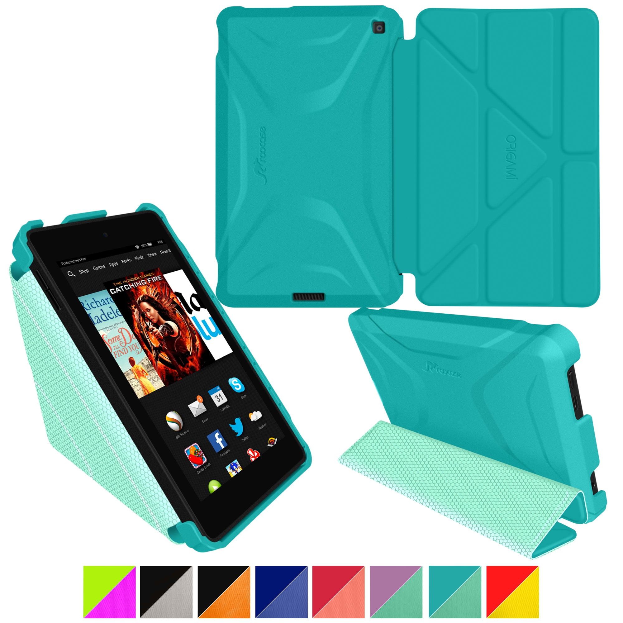Fire HD 6 2014 Case, roocase Origami 3D Fire HD 6 Slim