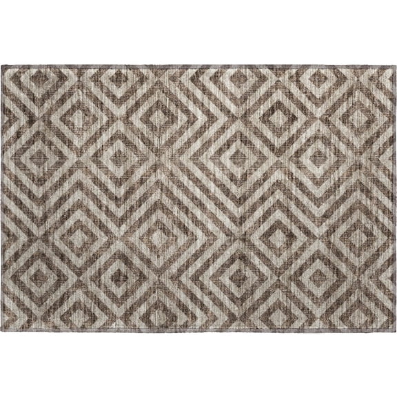 Dalyn Rugs Premium Machine Washable Mayfield AMF733 Brown 1'8" x 2'6" Rug