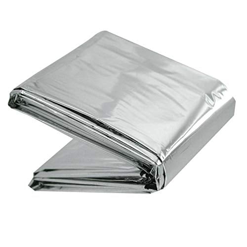 25x Emergency Thermal Rescue Camp Silver Foil First Aid Survival Foil Blankets 