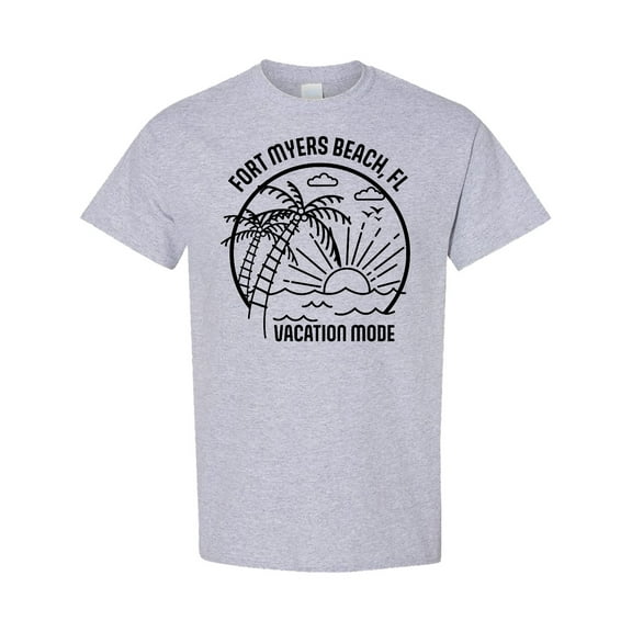 Inktastic Summer Vacation Mode Fort Myers Beach Florida T-Shirt