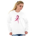 thumbnail image 3 of Love Life Hope Breast Cancer Aware Women Crewneck Sweatshirt Brisco Brands S, 3 of 6