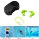 thumbnail image 4 of Deportes Acuáticos Tapones para los oídos de natación de silicona suave Juego de pinzas para la nariz Tapones para los oídos insonorizados (verde) Ehuebsd Para Estrenar, 4 of 8