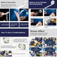 thumbnail image 4 of Tatuo Retirement Party Decorations Include Navy Blue Confetti Balloons Set Photography Backdrop Banner for Men Women Retirement Party Supplies Decor(Navy Blue and Gold), 4 of 7