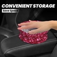 thumbnail image 4 of Fuzoiu Pink Glitter Print Car Trash Can,Leakproof Car Trash Can,Hanging Garbage Bin,Vehicle Trash Can, Suitable for Sedans, SUVs, MPVs & Trucks, 4 of 7