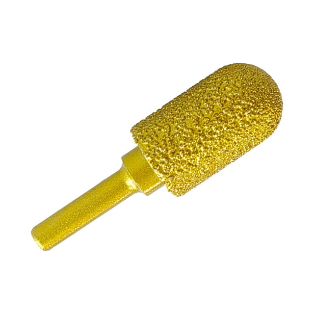 Broca de Fresa de Pulido de Diamante, Broca de Pulido Vástago de 6 Mm Cabezal de Pulido Universal de 60 Mm de Largo Punto Montado de Pulido para Pulir 18mm