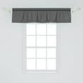 thumbnail image 2 of Ambesonne Antique Window Valance, Vintage Trellis Lattice, 54" X 12", Grey and Dark Grey, 2 of 3