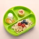thumbnail image 3 of Platos partidos de silicona de grado alimenticio para bebés, platos de succión para bebés, , sin BPA, la adaptaciónción a la mayoría de , apto Verde Yotijar cuenco de placa de silicona, 3 of 4