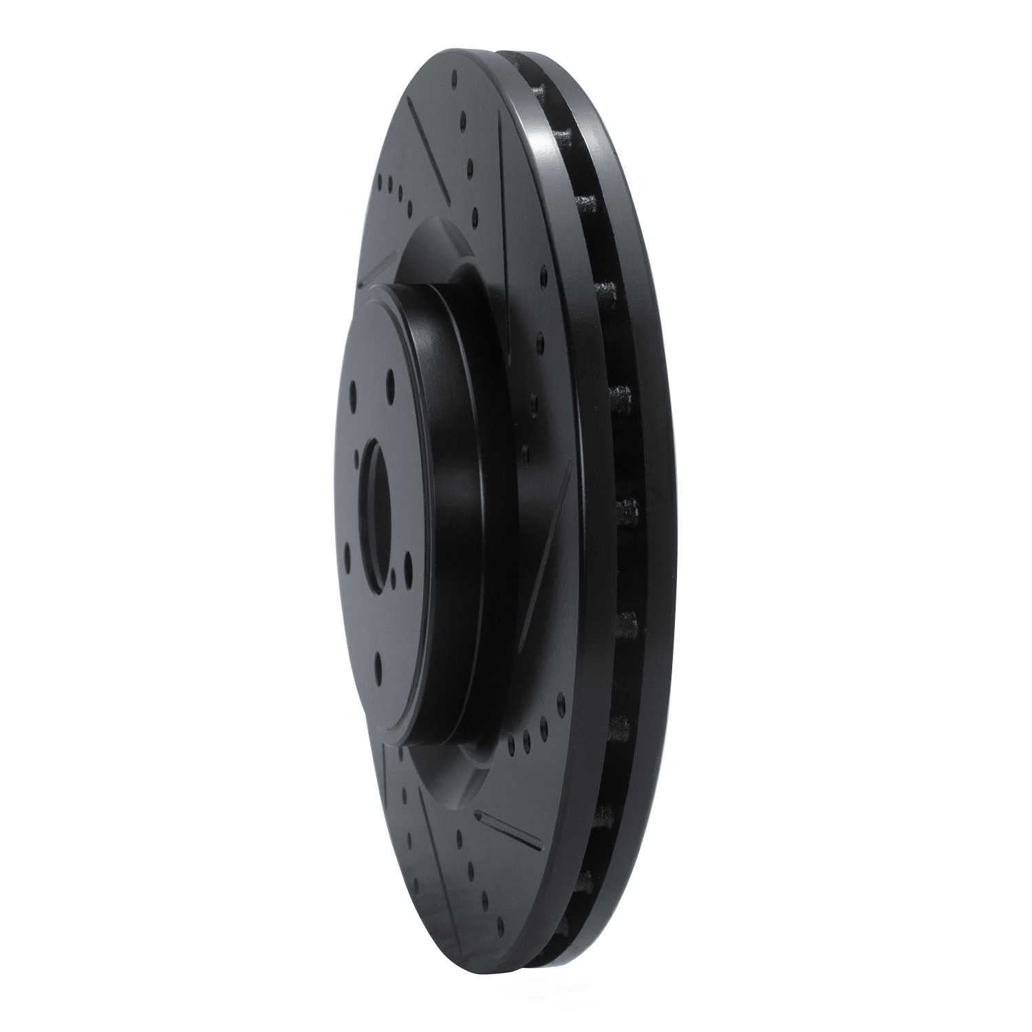 Dynamic Friction Company 633-13041R DFC Brake Rotor - Drilled And Slotted - Black
