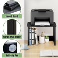 thumbnail image 3 of MARTY Printer Stand with Storage for Desk, Desktop Printer Stand Shelf Organzier for Home/Office Heavy Duty Printer Riser Under Desk Small Printer Ta, 3 of 7