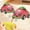 Red #4, variant on Uklsqma Remote Control Fruit Toy Car | Four-Way Rc Vehicle with Cute Banana Design | Durable Plastic Body | Silent Wheels | Led Headlights | Kids Gift for Boys and Girls Indoor Outdoor Play