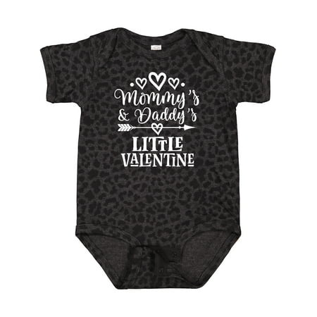 

Inktastic Mommy and Daddy Little Valentine Gift Baby Boy or Baby Girl Bodysuit