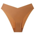 thumbnail image 2 of Byworldtasic Ice Silk Seamless for Women Panties Sexy G String Thong Underwear T Back Underpants, 2 of 8