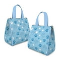 thumbnail image 2 of Blue Dog Paw Footprint Insulated Lunch Bag for Women & Adults,Large Portable Soft Cooler Lunch Bag,Thermal Food Storage Tote with Pearl Cotton,8.66L,8.75x5.75x9.5 Inch, 2 of 6