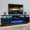 Black, variant on Oneinmil Fireplace TV Stand with 36” Electric Fireplace, Entertainment Center for TVs up to 90", LED Lights Entertainment Center, TV Console, Grey