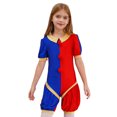 thumbnail image 5 of Niños Niñas fiesta de Halloween circo trajes de Cosplay payaso Pascua ropa de juego de rol Mono corto disfraz de fiesta temática de Halloween, 5 of 5