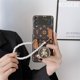 thumbnail image 2 of Funda de teléfono con soporte de cadena de perlas de oso 3D lindo de lujo para Samsung Galaxy Z Flip 3 4 2 1 Flip3 Flip4 5G, Fundas protectoras de cuero QYM unisex, 2 of 2