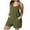 Army Green, variant on JINMGG Shorts for Women Clearance $5 Plus Size Womens Fashion Summer Solid Casual Sleeveless Suspender Short Jumpsuit Black XXXXL