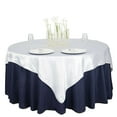 thumbnail image 5 of Efavormart 72" SATIN Square Tablecloth Overlay For Wedding Catering Party Table Decorations WHITE Square Tablecloth Cover, 5 of 9