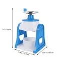 thumbnail image 2 of RENACLIPY 1Pcs Machine à Glace Manuelle pour Usage Domestique Machine à Raser la Glace pour la Famille, 2 of 8